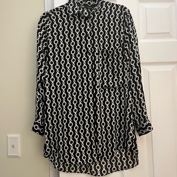 Zara chain print shirt - Picture 3 of 5